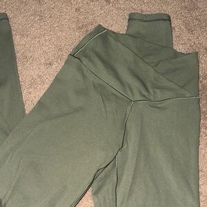 Aerie sage green cross over legging